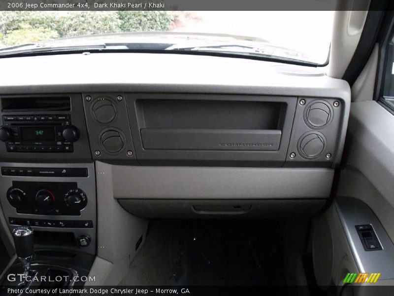 Dark Khaki Pearl / Khaki 2006 Jeep Commander 4x4