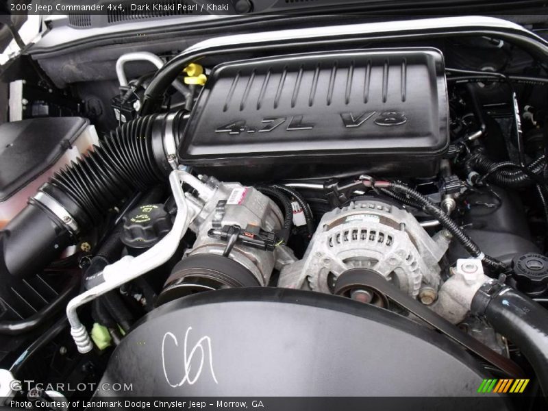 Dark Khaki Pearl / Khaki 2006 Jeep Commander 4x4