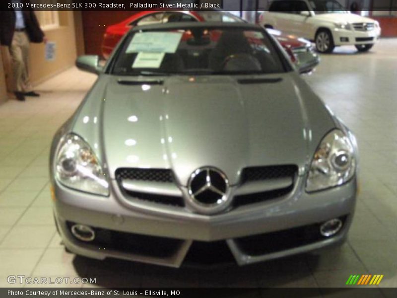 Palladium Silver Metallic / Black 2010 Mercedes-Benz SLK 300 Roadster