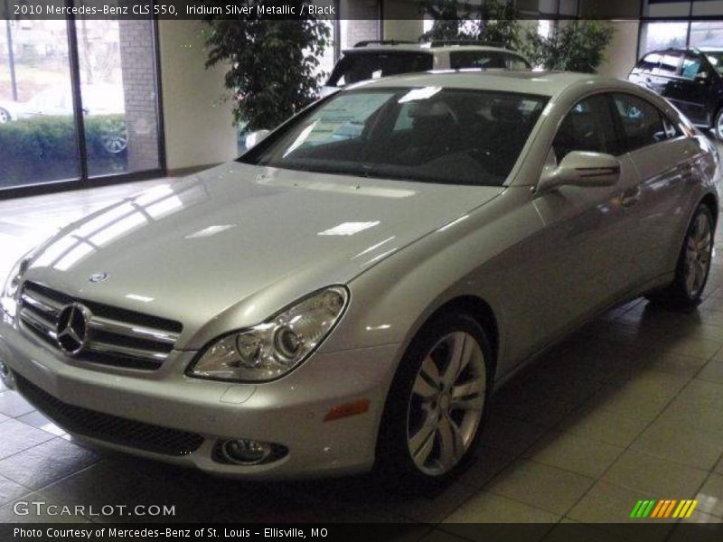 Iridium Silver Metallic / Black 2010 Mercedes-Benz CLS 550