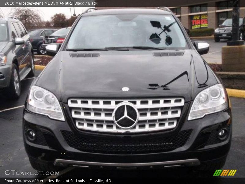 Black / Black 2010 Mercedes-Benz ML 350 4Matic