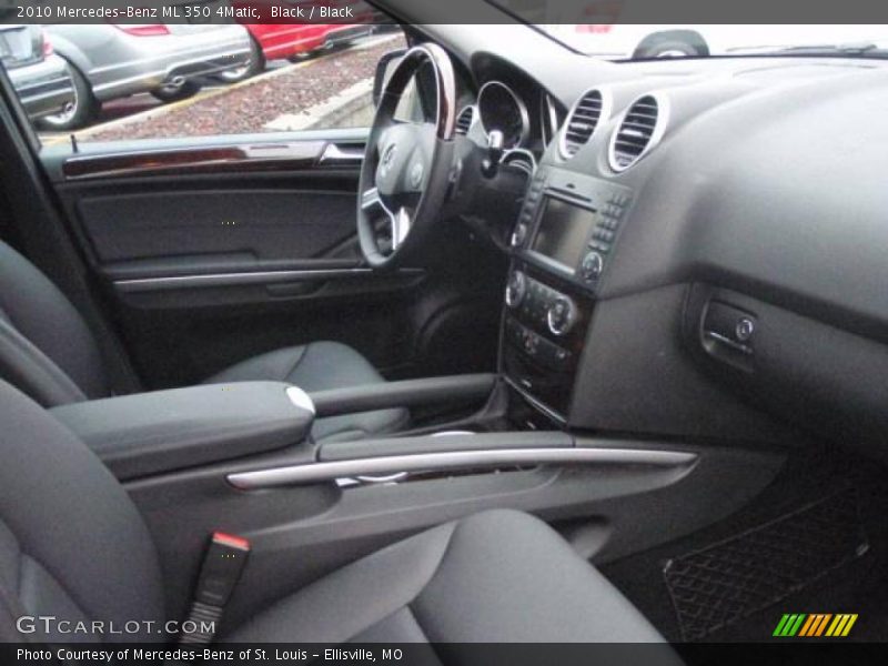 Black / Black 2010 Mercedes-Benz ML 350 4Matic
