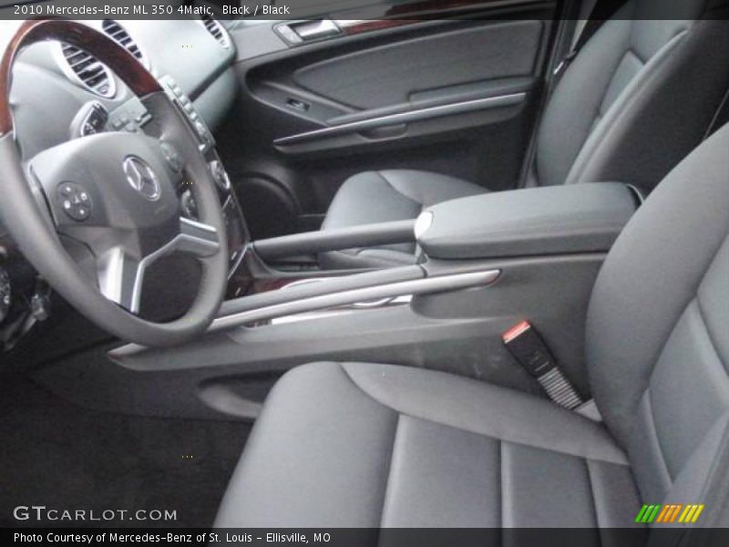 Black / Black 2010 Mercedes-Benz ML 350 4Matic