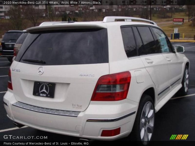 Arctic White / Almond/Black 2010 Mercedes-Benz GLK 350 4Matic