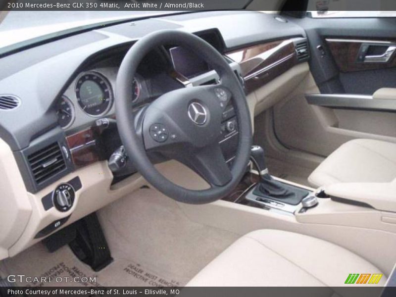 Arctic White / Almond/Black 2010 Mercedes-Benz GLK 350 4Matic