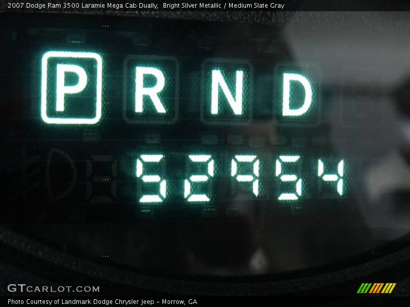 Bright Silver Metallic / Medium Slate Gray 2007 Dodge Ram 3500 Laramie Mega Cab Dually