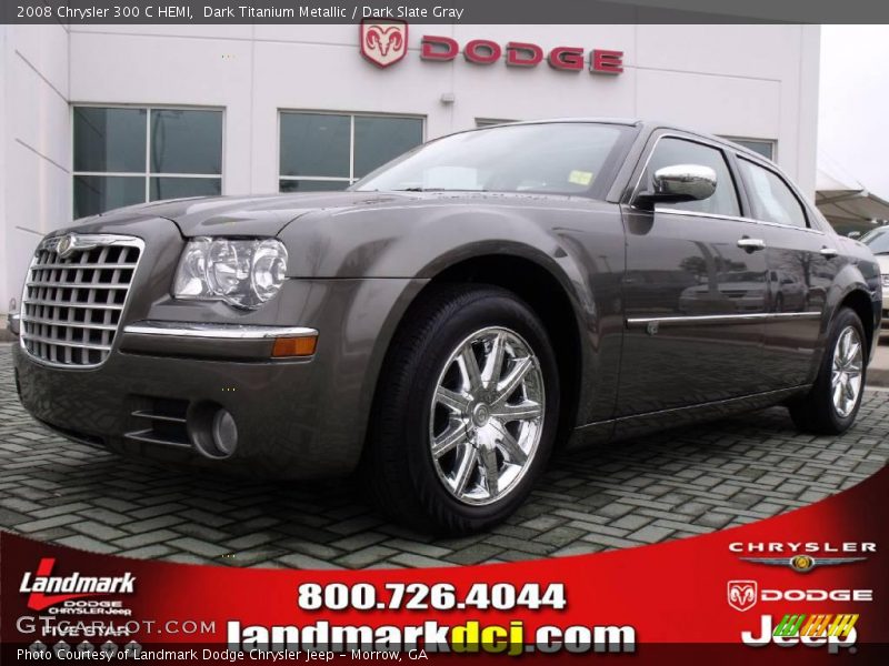 Dark Titanium Metallic / Dark Slate Gray 2008 Chrysler 300 C HEMI