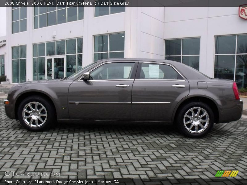 Dark Titanium Metallic / Dark Slate Gray 2008 Chrysler 300 C HEMI