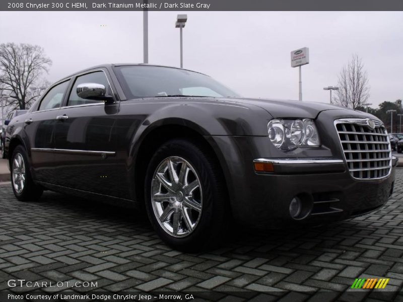 Dark Titanium Metallic / Dark Slate Gray 2008 Chrysler 300 C HEMI