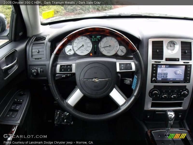 Dark Titanium Metallic / Dark Slate Gray 2008 Chrysler 300 C HEMI
