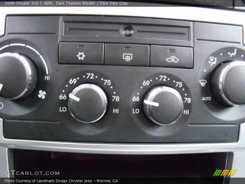 Dark Titanium Metallic / Dark Slate Gray 2008 Chrysler 300 C HEMI