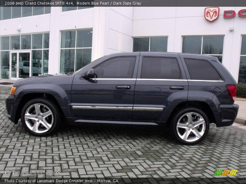 Modern Blue Pearl / Dark Slate Gray 2008 Jeep Grand Cherokee SRT8 4x4