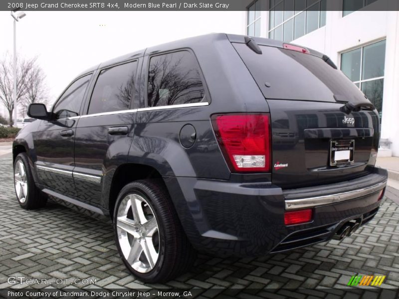 Modern Blue Pearl / Dark Slate Gray 2008 Jeep Grand Cherokee SRT8 4x4