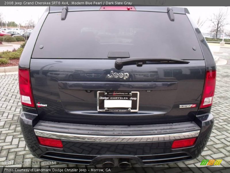 Modern Blue Pearl / Dark Slate Gray 2008 Jeep Grand Cherokee SRT8 4x4