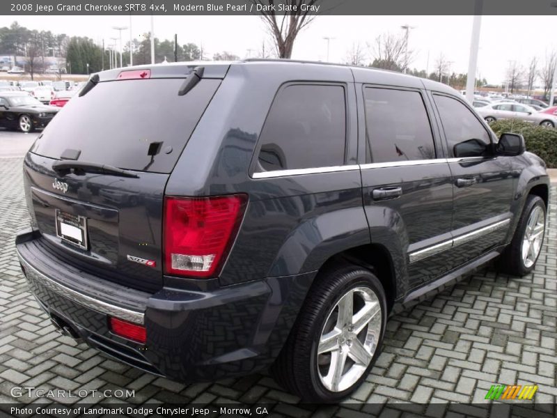 Modern Blue Pearl / Dark Slate Gray 2008 Jeep Grand Cherokee SRT8 4x4