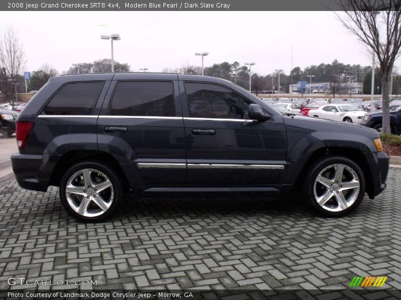 Modern Blue Pearl / Dark Slate Gray 2008 Jeep Grand Cherokee SRT8 4x4