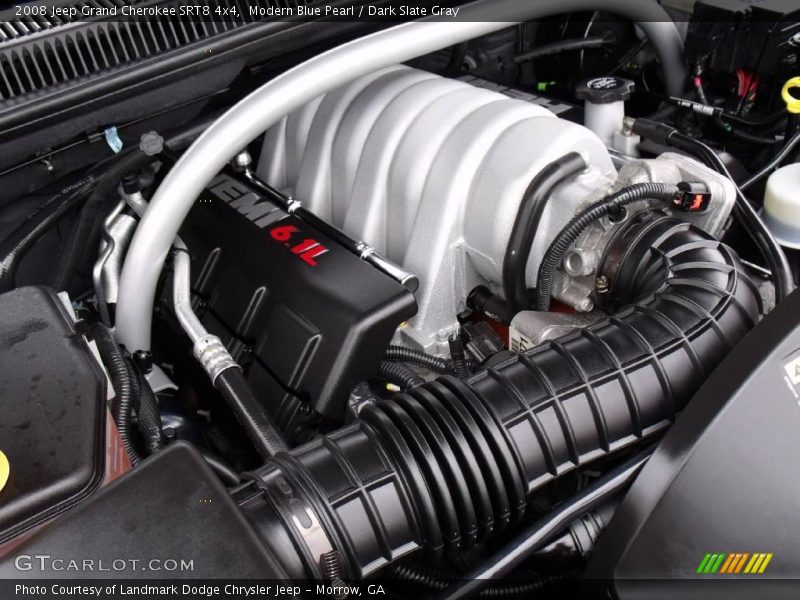Modern Blue Pearl / Dark Slate Gray 2008 Jeep Grand Cherokee SRT8 4x4