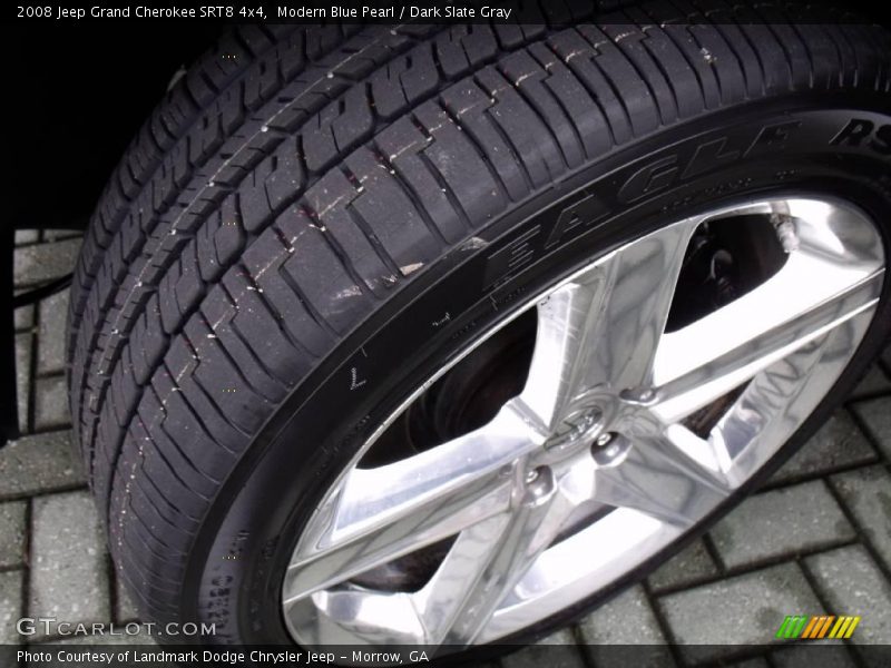 Modern Blue Pearl / Dark Slate Gray 2008 Jeep Grand Cherokee SRT8 4x4
