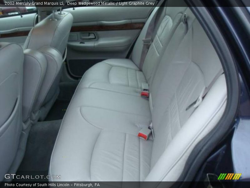 Deep Wedgewood Metallic / Light Graphite Grey 2002 Mercury Grand Marquis LS