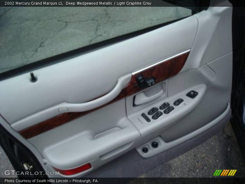 Deep Wedgewood Metallic / Light Graphite Grey 2002 Mercury Grand Marquis LS