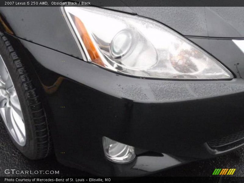 Obsidian Black / Black 2007 Lexus IS 250 AWD