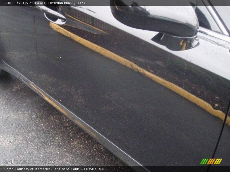 Obsidian Black / Black 2007 Lexus IS 250 AWD