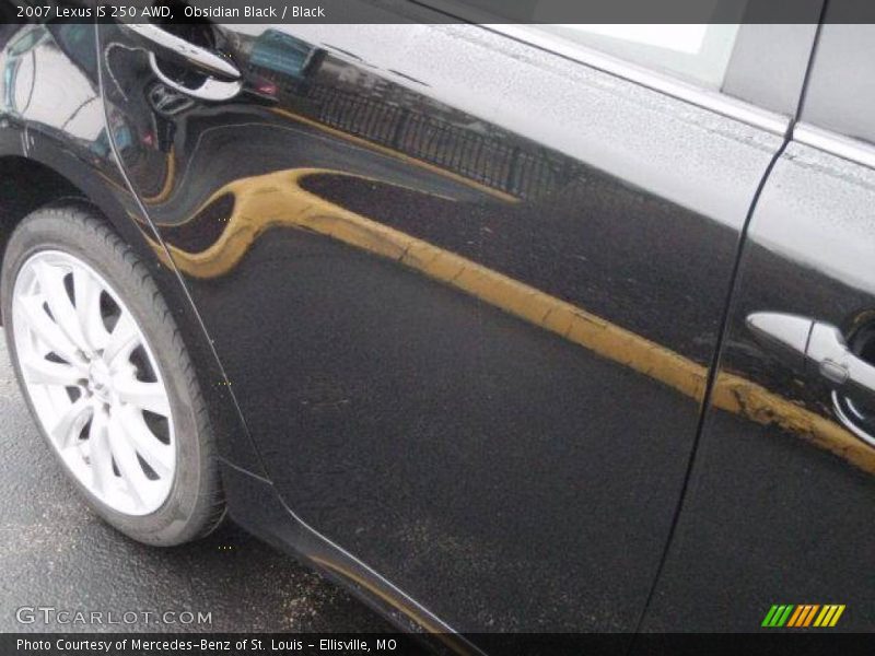 Obsidian Black / Black 2007 Lexus IS 250 AWD