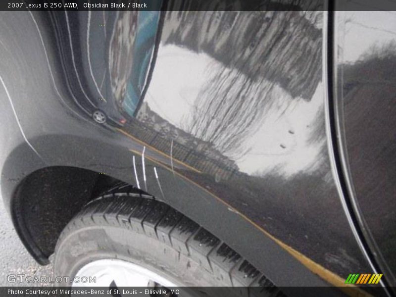 Obsidian Black / Black 2007 Lexus IS 250 AWD