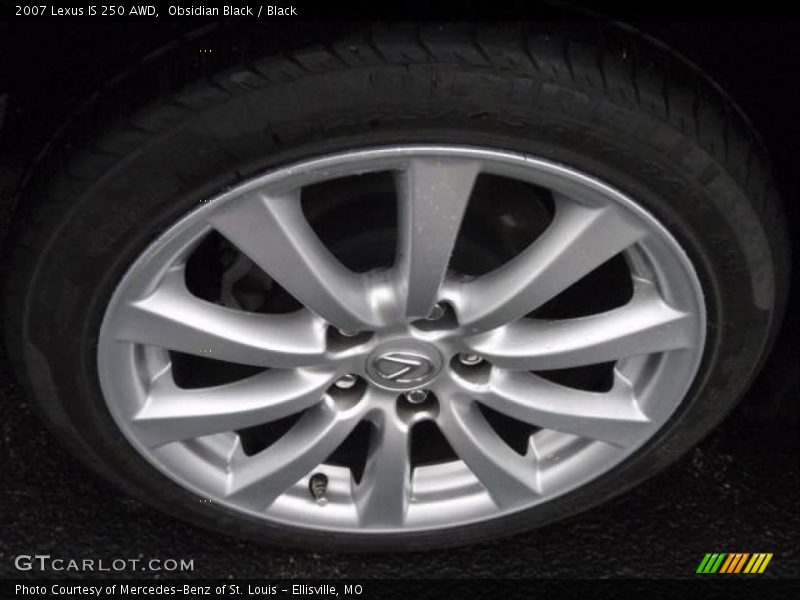 Obsidian Black / Black 2007 Lexus IS 250 AWD