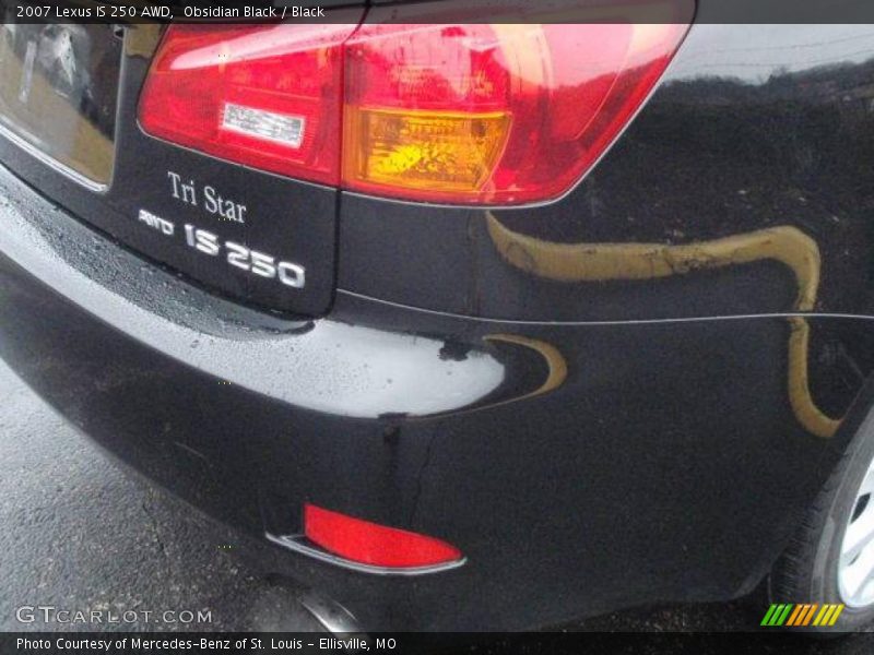 Obsidian Black / Black 2007 Lexus IS 250 AWD