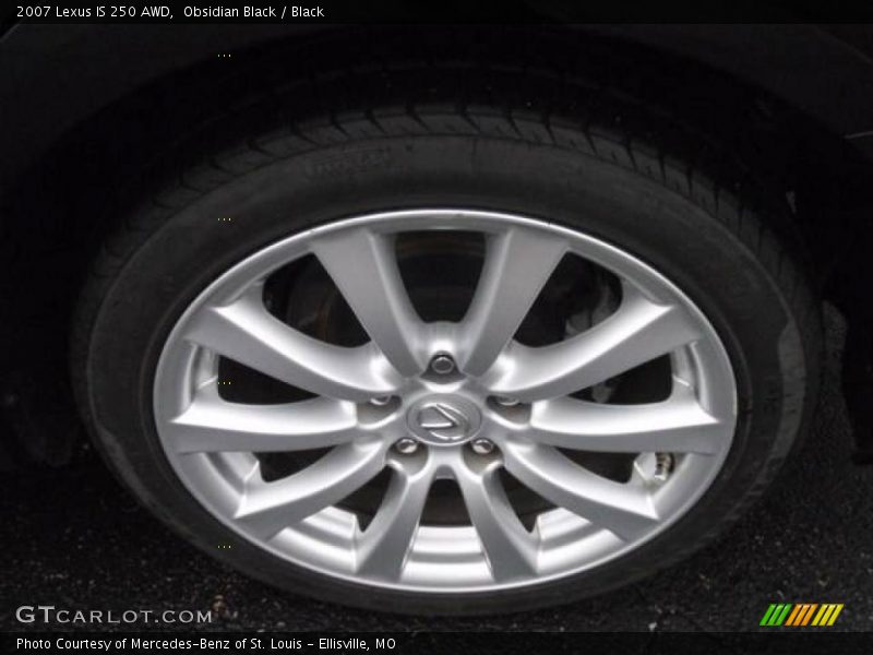 Obsidian Black / Black 2007 Lexus IS 250 AWD