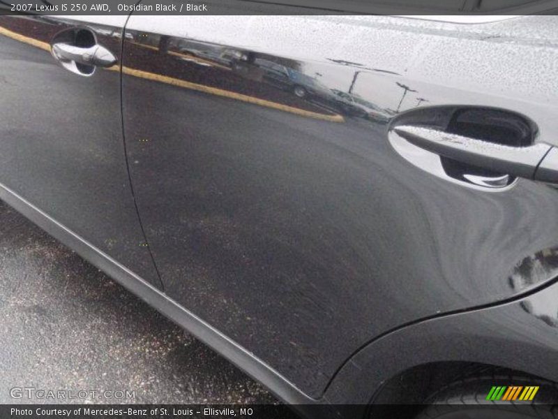 Obsidian Black / Black 2007 Lexus IS 250 AWD