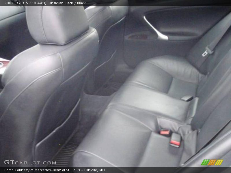 Obsidian Black / Black 2007 Lexus IS 250 AWD