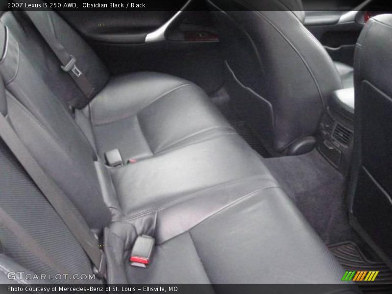 Obsidian Black / Black 2007 Lexus IS 250 AWD