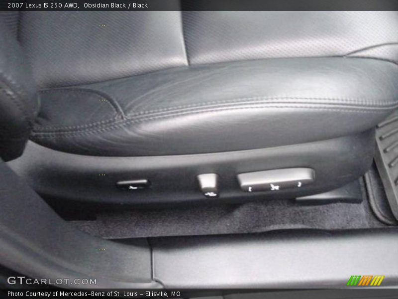 Obsidian Black / Black 2007 Lexus IS 250 AWD