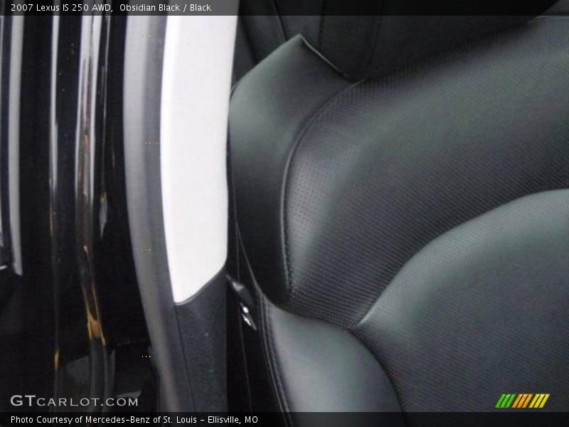 Obsidian Black / Black 2007 Lexus IS 250 AWD