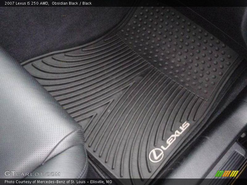 Obsidian Black / Black 2007 Lexus IS 250 AWD