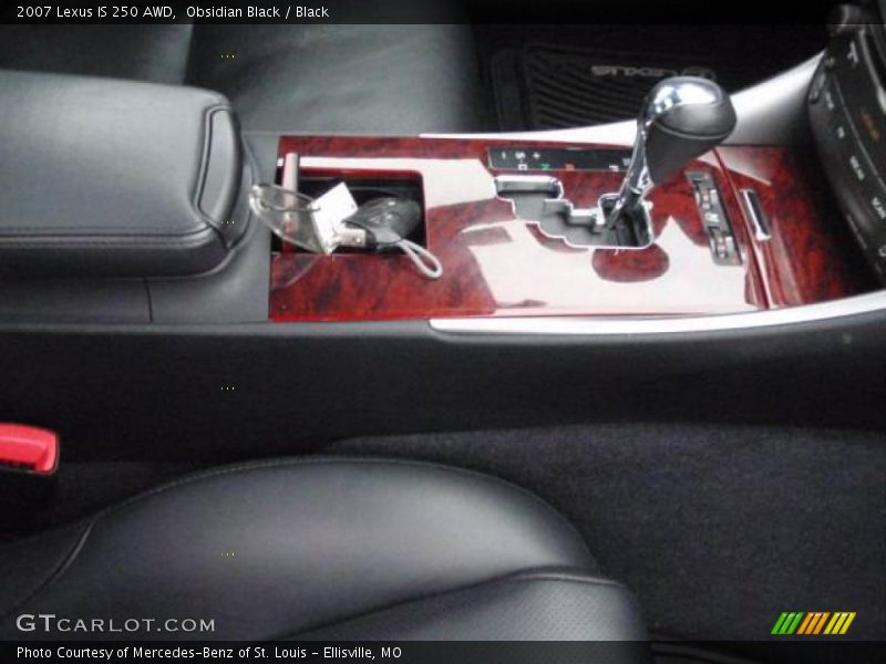 Obsidian Black / Black 2007 Lexus IS 250 AWD