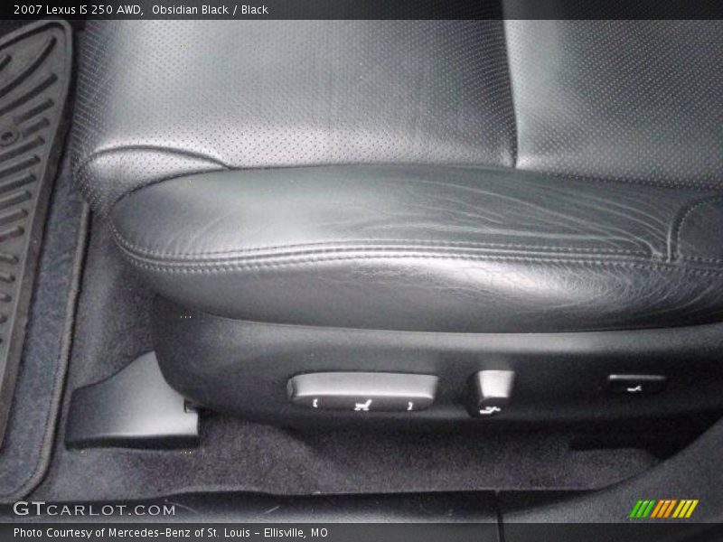 Obsidian Black / Black 2007 Lexus IS 250 AWD