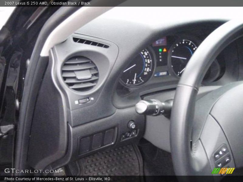 Obsidian Black / Black 2007 Lexus IS 250 AWD