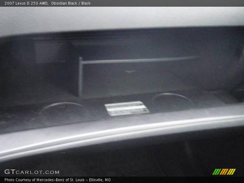 Obsidian Black / Black 2007 Lexus IS 250 AWD