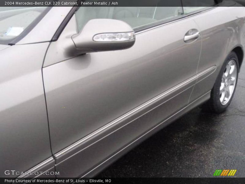 Pewter Metallic / Ash 2004 Mercedes-Benz CLK 320 Cabriolet