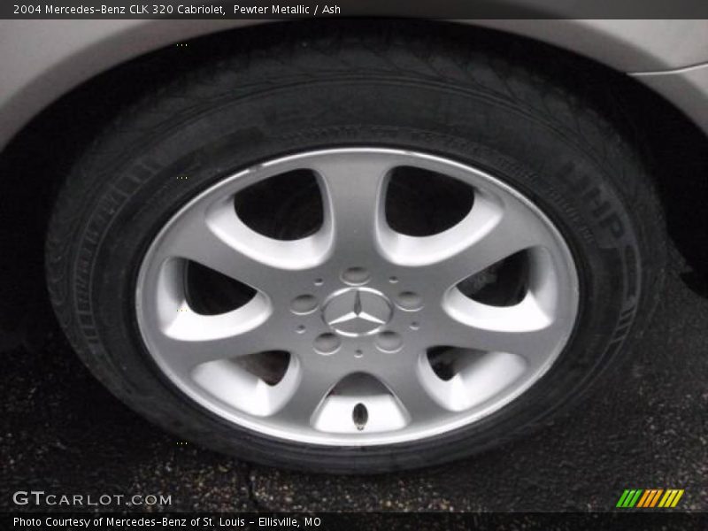 Pewter Metallic / Ash 2004 Mercedes-Benz CLK 320 Cabriolet