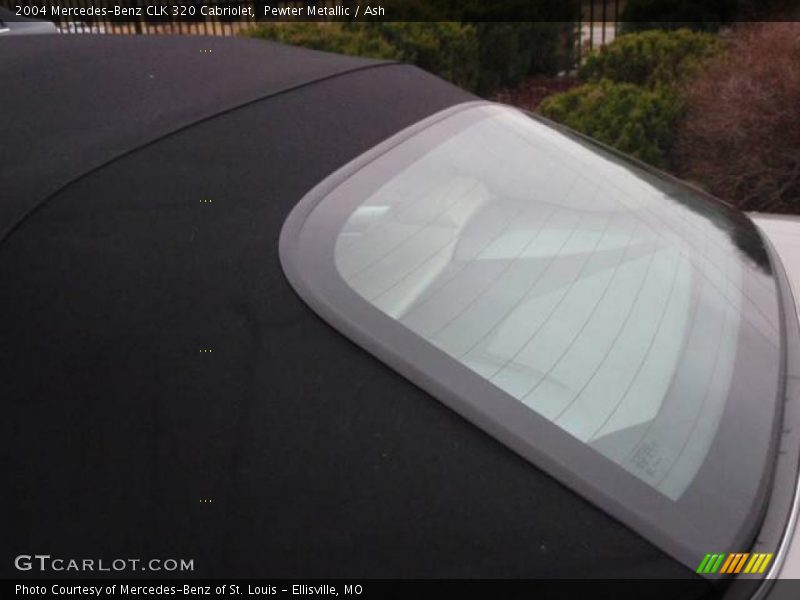 Pewter Metallic / Ash 2004 Mercedes-Benz CLK 320 Cabriolet