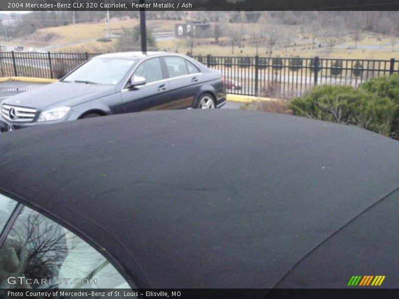 Pewter Metallic / Ash 2004 Mercedes-Benz CLK 320 Cabriolet
