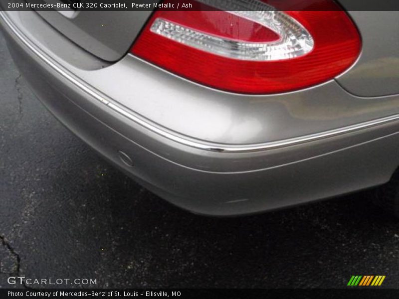 Pewter Metallic / Ash 2004 Mercedes-Benz CLK 320 Cabriolet