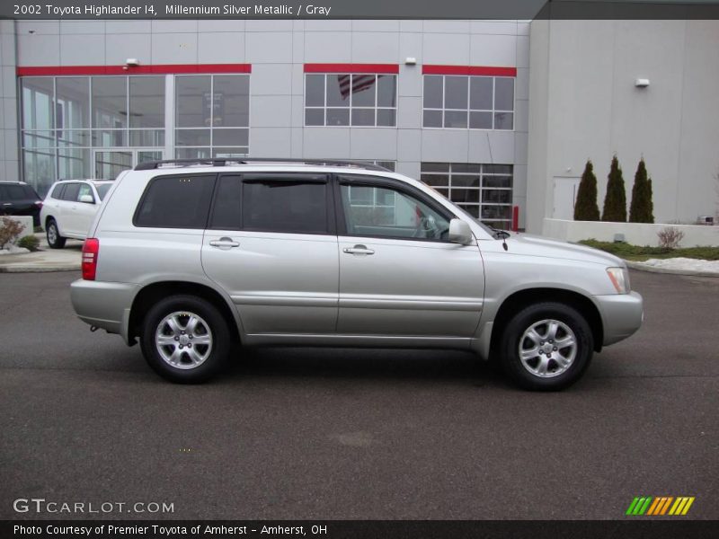 Millennium Silver Metallic / Gray 2002 Toyota Highlander I4