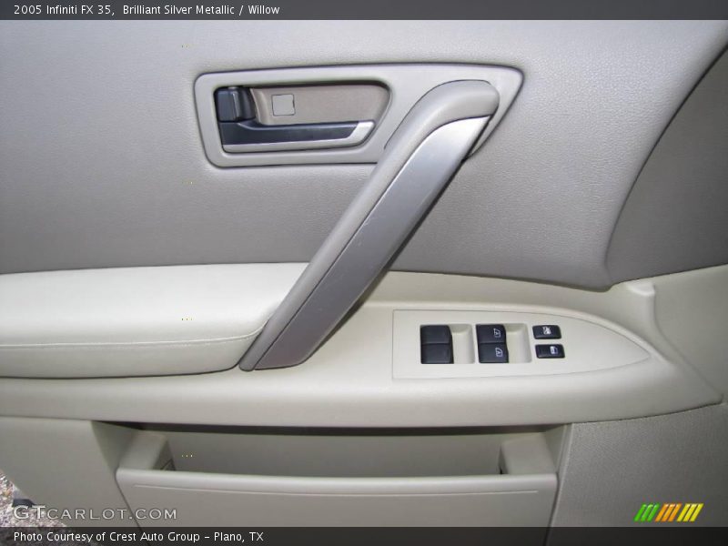 Brilliant Silver Metallic / Willow 2005 Infiniti FX 35