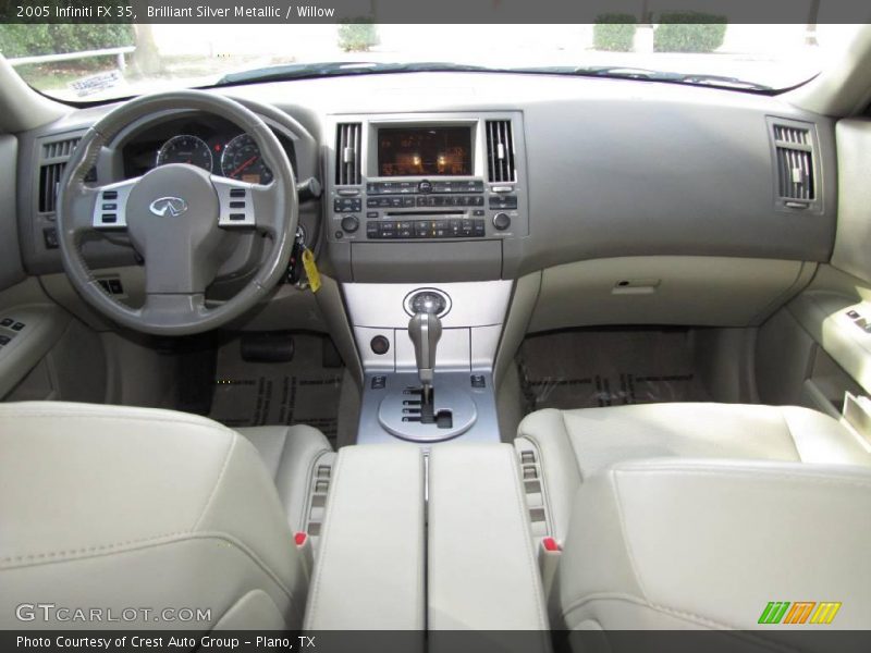 Brilliant Silver Metallic / Willow 2005 Infiniti FX 35