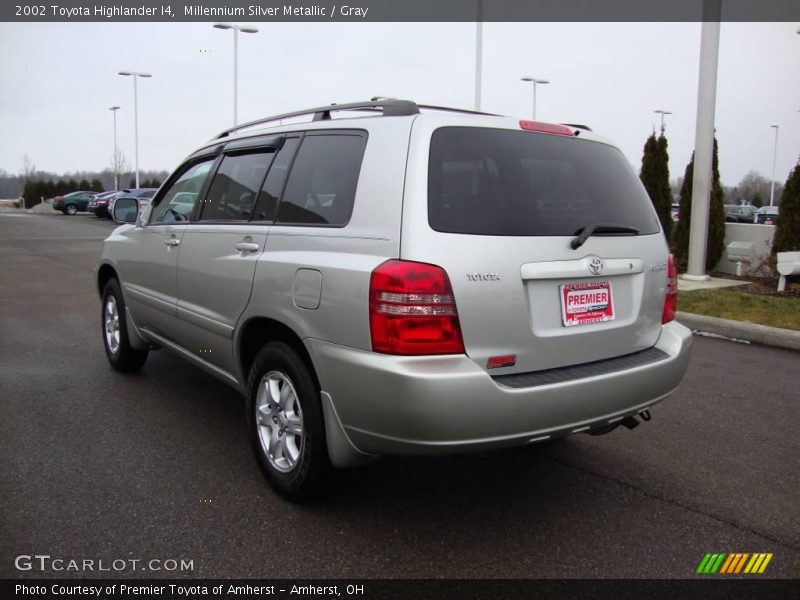 Millennium Silver Metallic / Gray 2002 Toyota Highlander I4